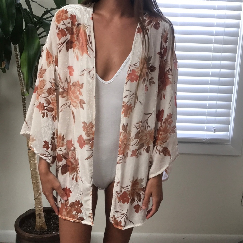 Velvet kimono!